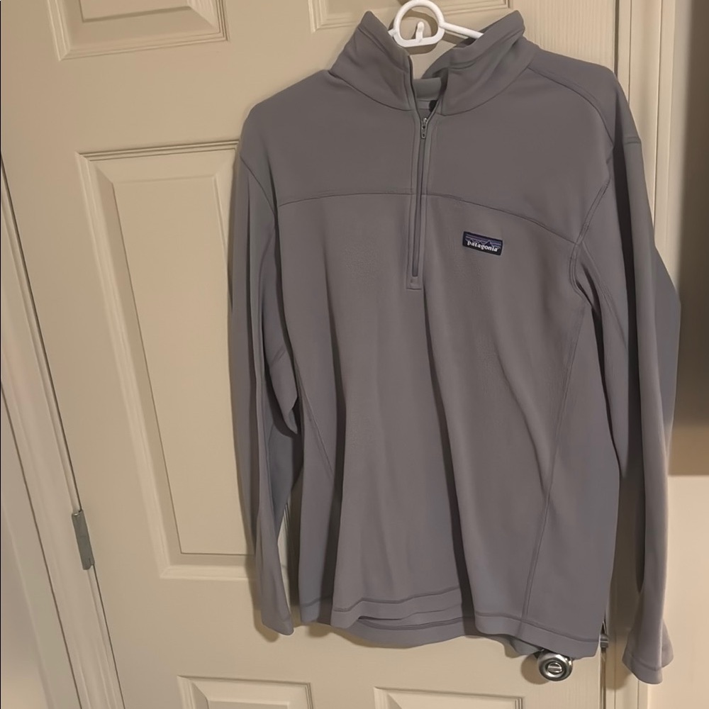 Patagonia Gray Quarter-Zip Pullover